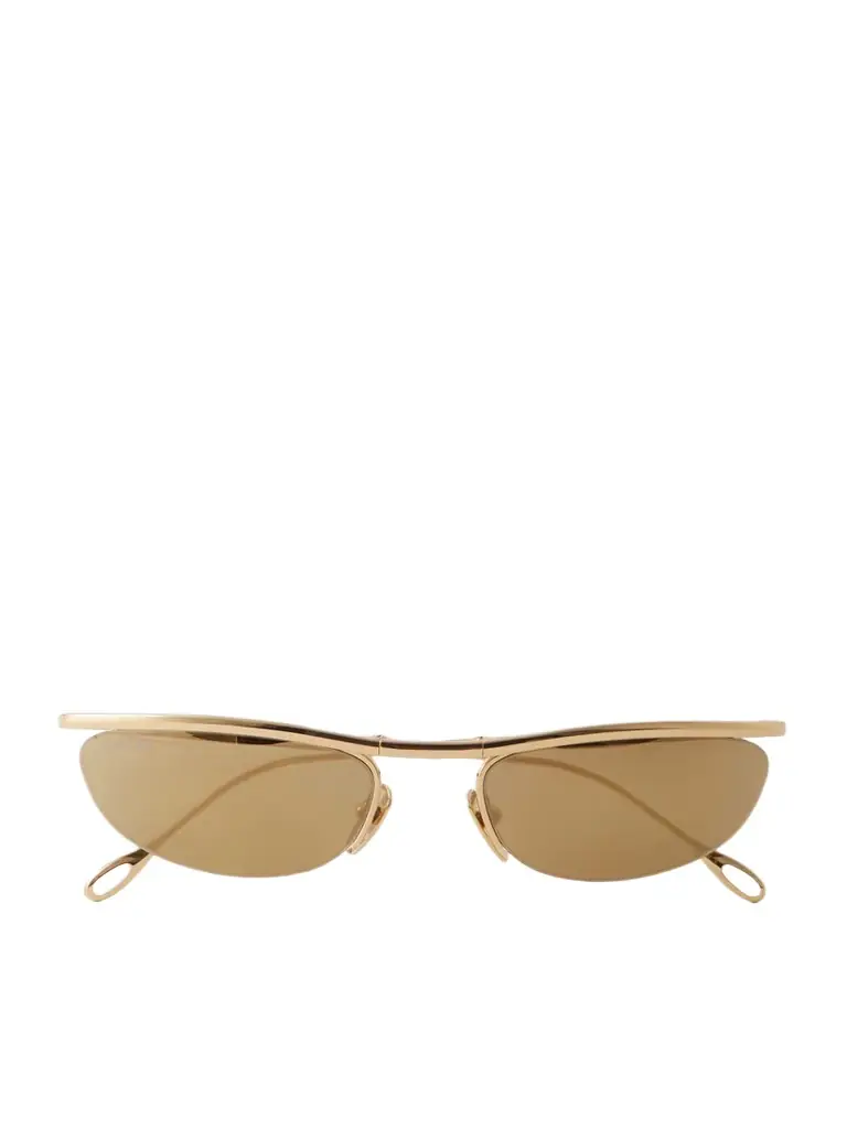 Cat-eye Gold-tone Sunglasses Cat-eye Gold-tone Sunglasses