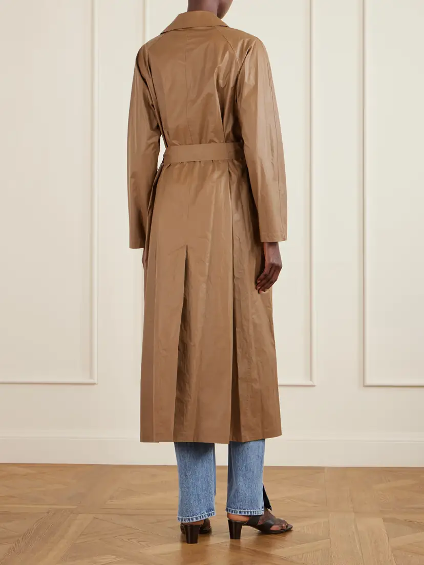 TWP Back & Forth Double-breasted Coated Cotton-canvas Trench Coat | Thumbnail 4