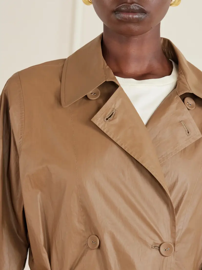 TWP Back & Forth Double-breasted Coated Cotton-canvas Trench Coat | Thumbnail 5