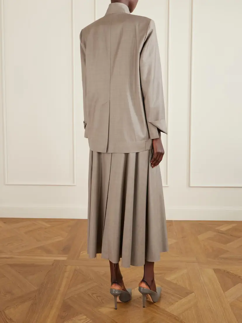 SASUPHI Lauren Belted Wool-twill Blazer | Thumbnail 3 SASUPHI Lauren Belted Wool-twill Blazer | Thumbnail 3