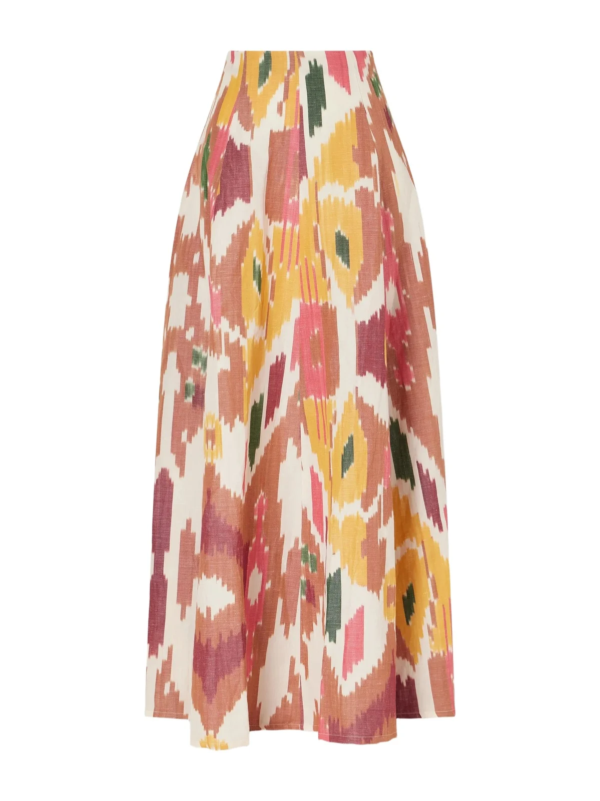 Kika Printed Cotton And Linen-blend Maxi Skirt Kika Printed Cotton And Linen-blend Maxi Skirt