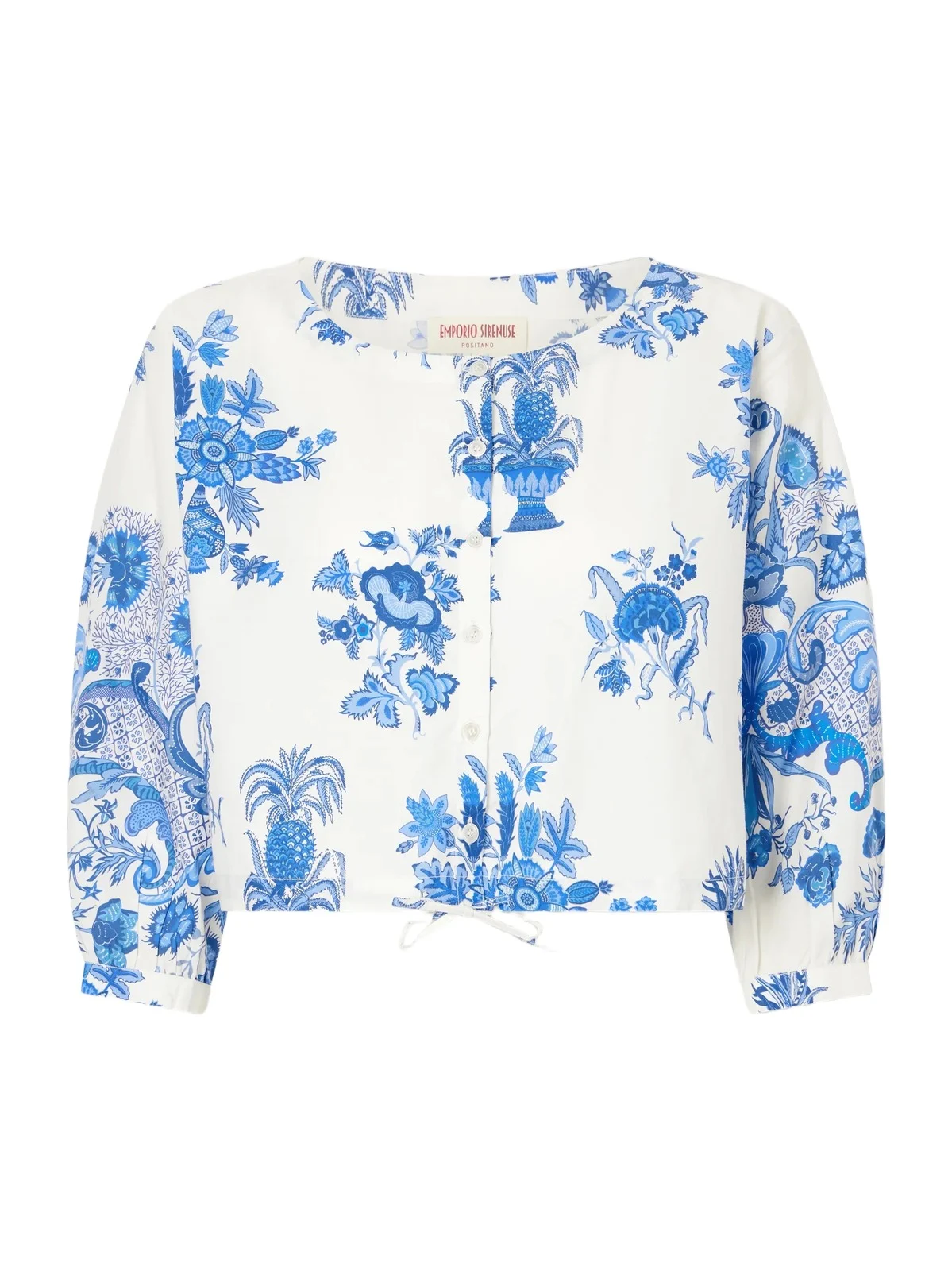 New Jinny Chintz Floral-print Cotton Blouse New Jinny Chintz Floral-print Cotton Blouse