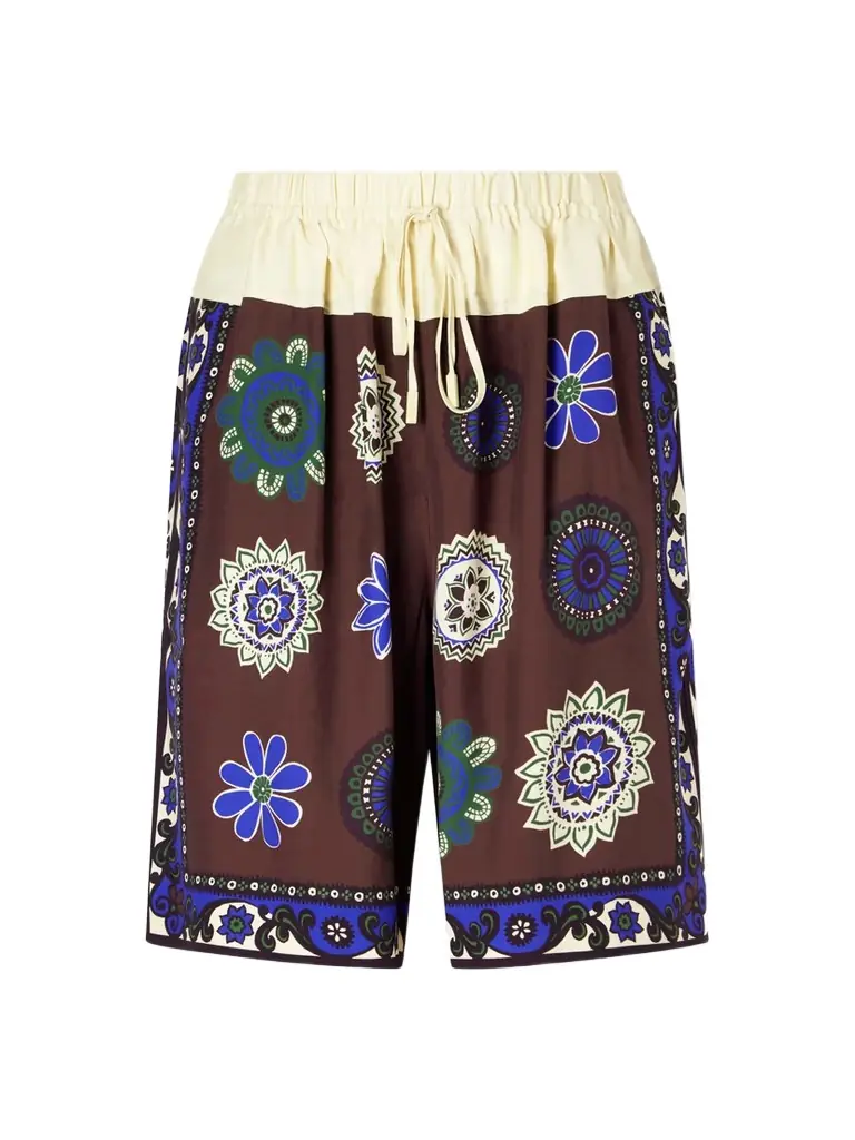 ALÉMAIS Jasper Crepe Printed Shorts | Image 1 ALÉMAIS Jasper Crepe Printed Shorts | Image 1