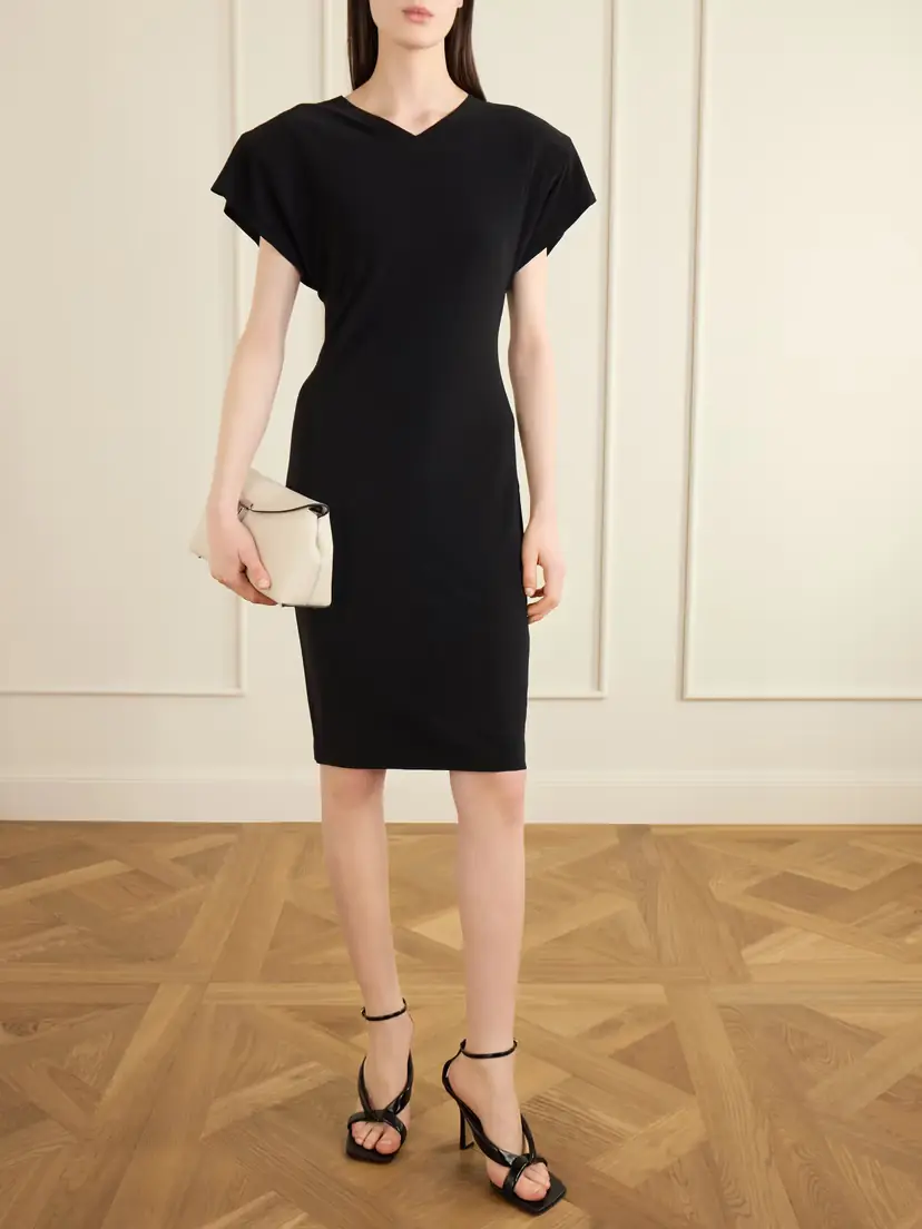 Norma Kamali Stretch-jersey Midi Dress | Thumbnail 2 Norma Kamali Stretch-jersey Midi Dress | Thumbnail 2