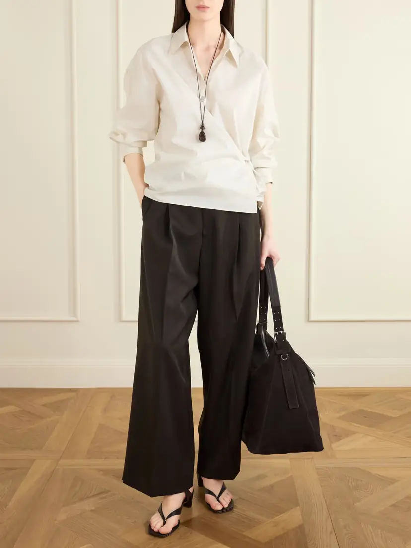 Lemaire Belted Suede Shoulder Bag | Thumbnail 2