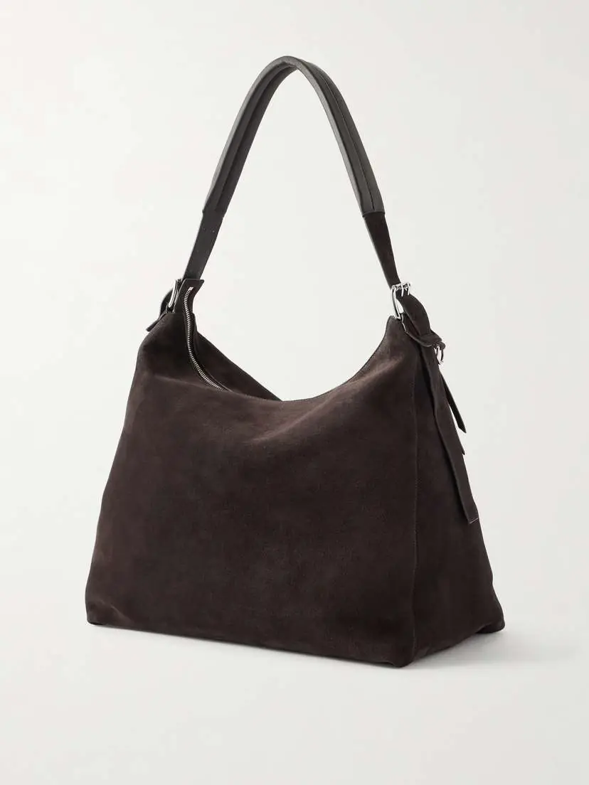 Lemaire Belted Suede Shoulder Bag | Thumbnail 3