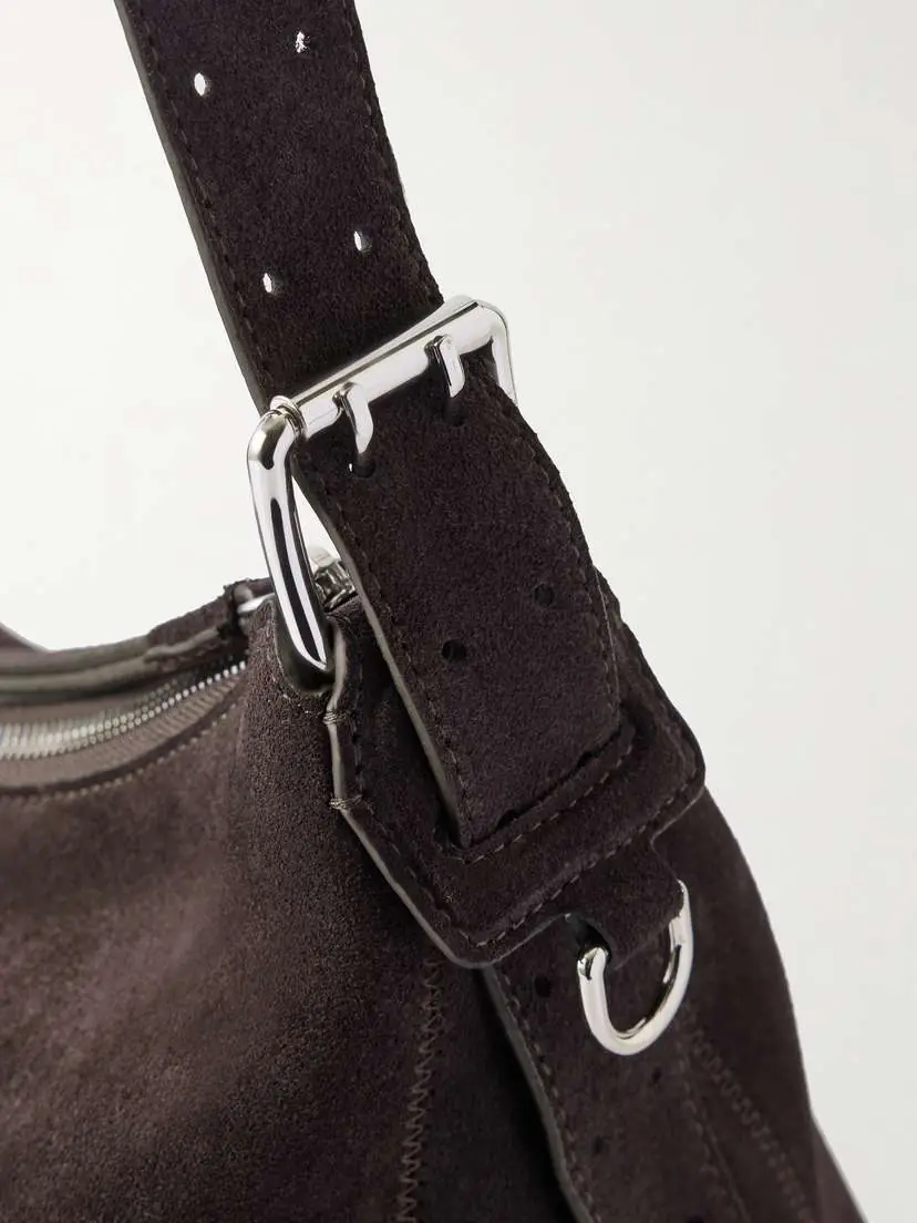 Lemaire Belted Suede Shoulder Bag | Thumbnail 4