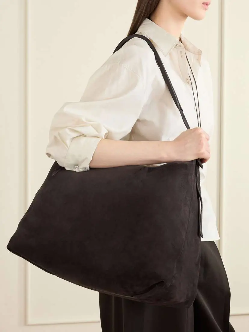 Lemaire Belted Suede Shoulder Bag | Thumbnail 6