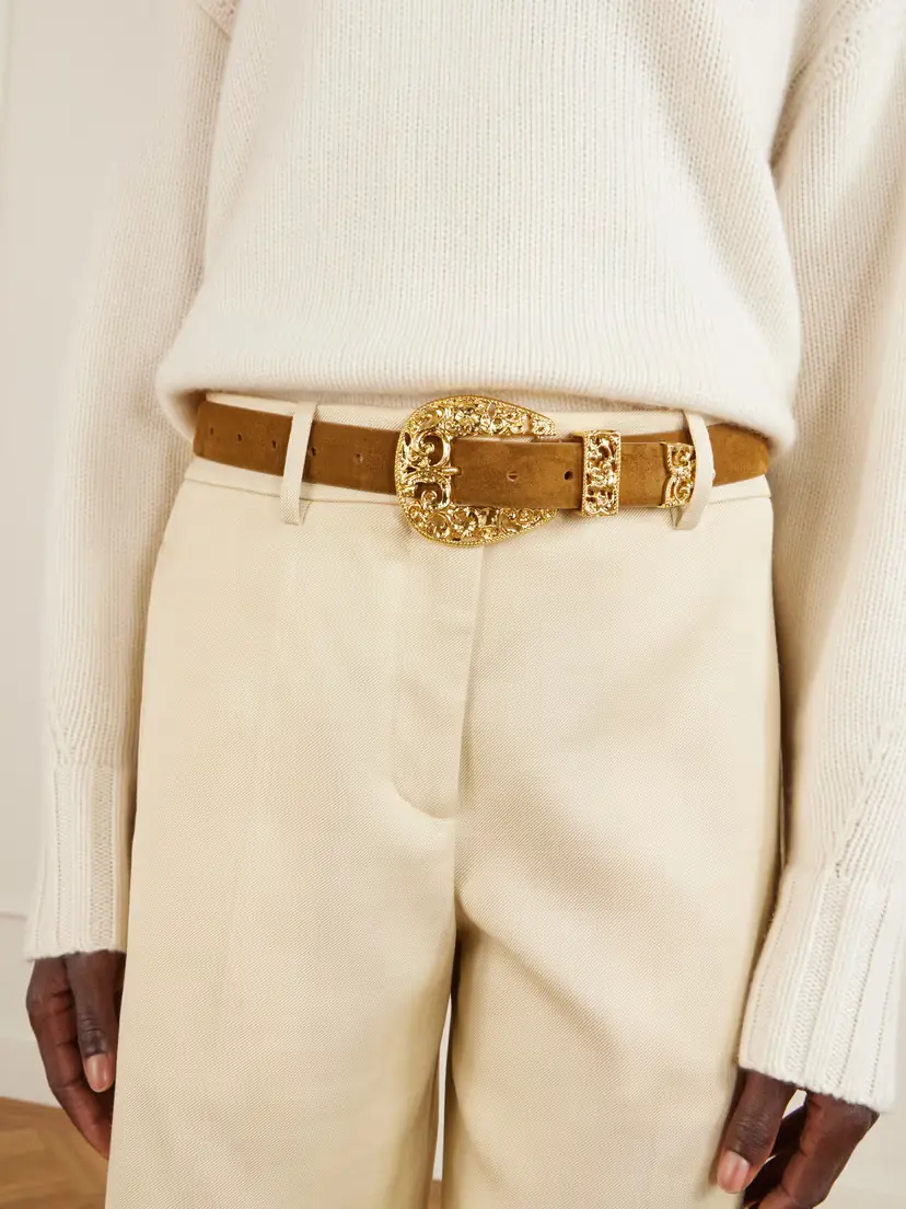 Déhanche Versaille Suede Belt | Thumbnail 2 Déhanche Versaille Suede Belt | Thumbnail 2