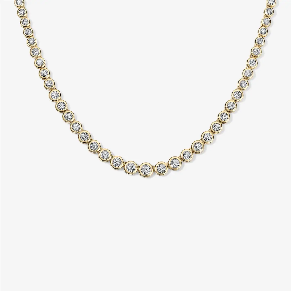 Stephanie Gottlieb Maya Graduated Illusion Tennis Necklace | Thumbnail 3 Stephanie Gottlieb Maya Graduated Illusion Tennis Necklace | Thumbnail 3