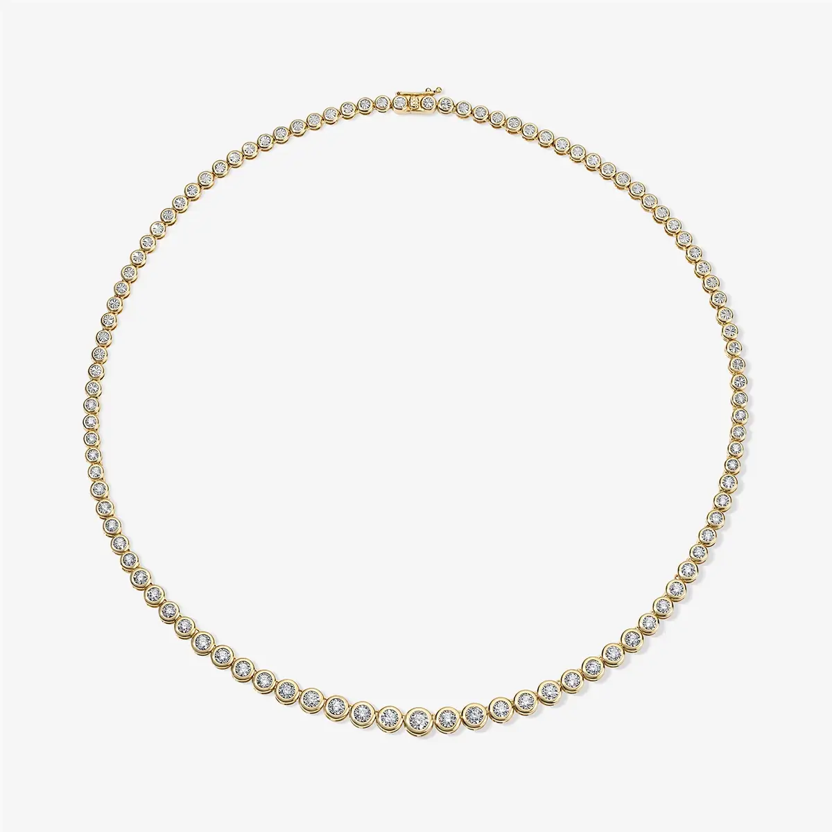 Stephanie Gottlieb Maya Graduated Illusion Tennis Necklace | Thumbnail 4 Stephanie Gottlieb Maya Graduated Illusion Tennis Necklace | Thumbnail 4