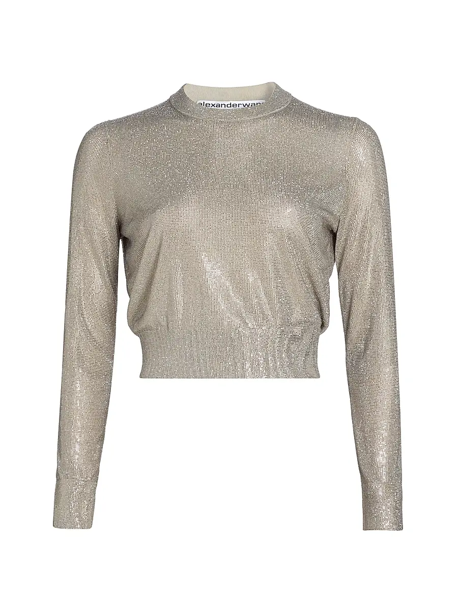 Women's Metallic Shimmer Jersey Top Women's Metallic Shimmer Jersey Top