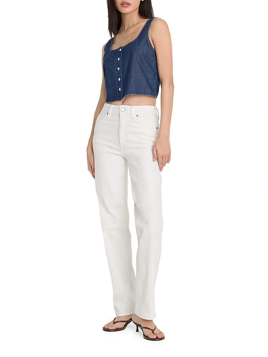 GOOD AMERICAN Women's Good True Straight-Leg Jeans | Thumbnail 2 GOOD AMERICAN Women's Good True Straight-Leg Jeans | Thumbnail 2