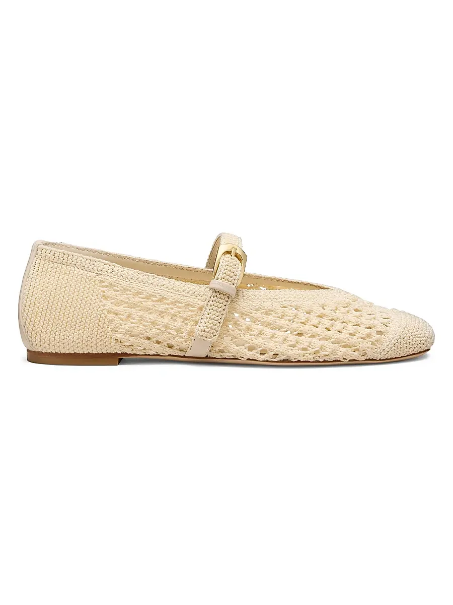 Stuart Weitzman Women's Leora Mary Janes - Chalk - Size 9.5 | Image 1 Stuart Weitzman Women's Leora Mary Janes - Chalk - Size 9.5 | Image 1