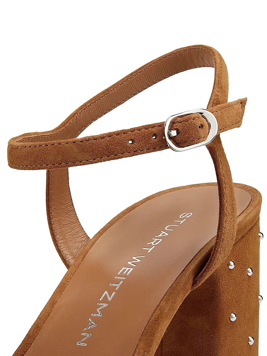 Stuart Weitzman Women's Dayna Sostud Suede Platform Sandals | Thumbnail 5 Stuart Weitzman Women's Dayna Sostud Suede Platform Sandals | Thumbnail 5