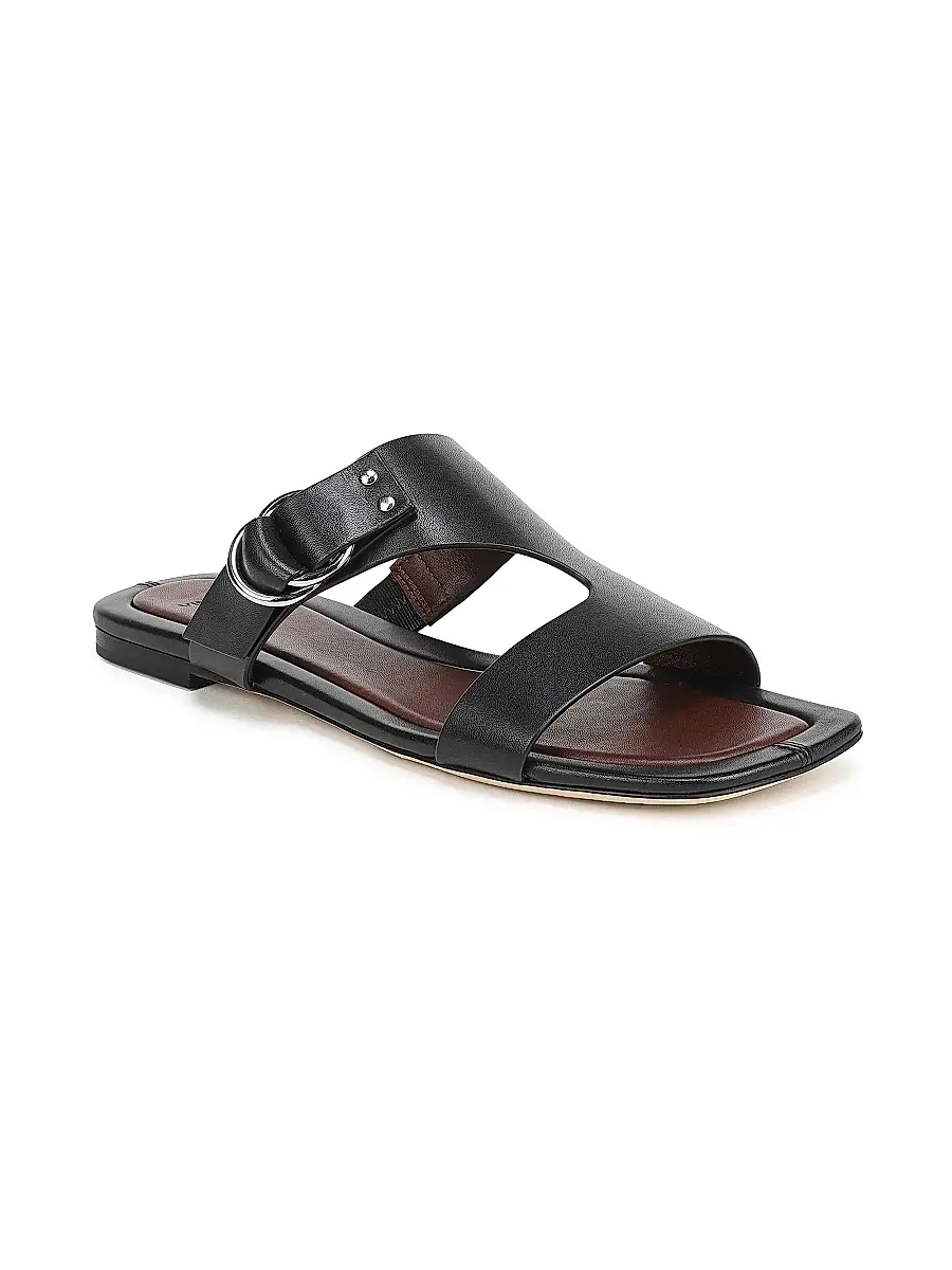 Vince Women's Verona Leather Sandals | Thumbnail 2 Vince Women's Verona Leather Sandals | Thumbnail 2