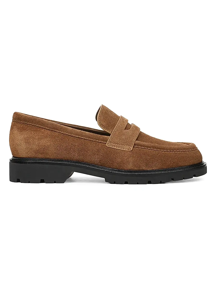 Vince Women's Siena Suede Penny Loafers