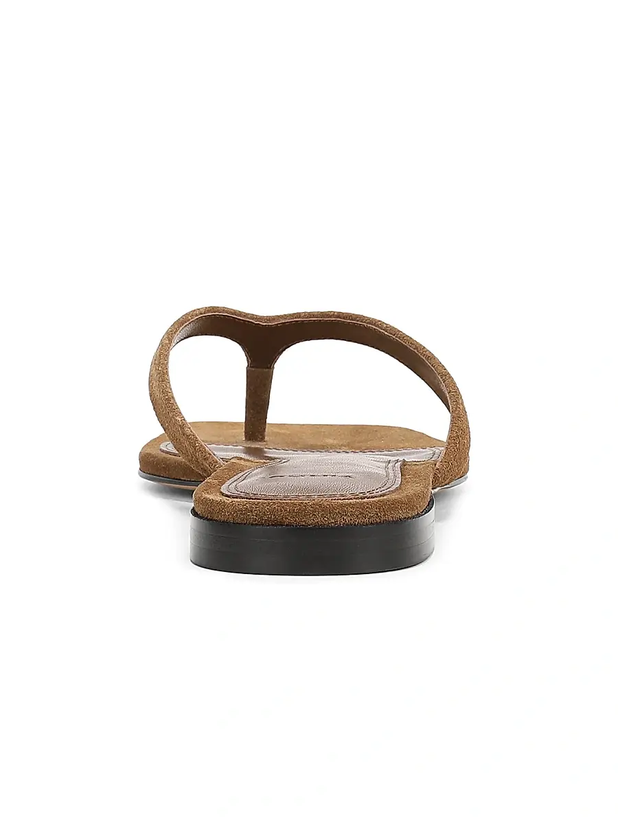 Vince Women's San Juan Thong II Suede Sandals | Thumbnail 3 Vince Women's San Juan Thong II Suede Sandals | Thumbnail 3