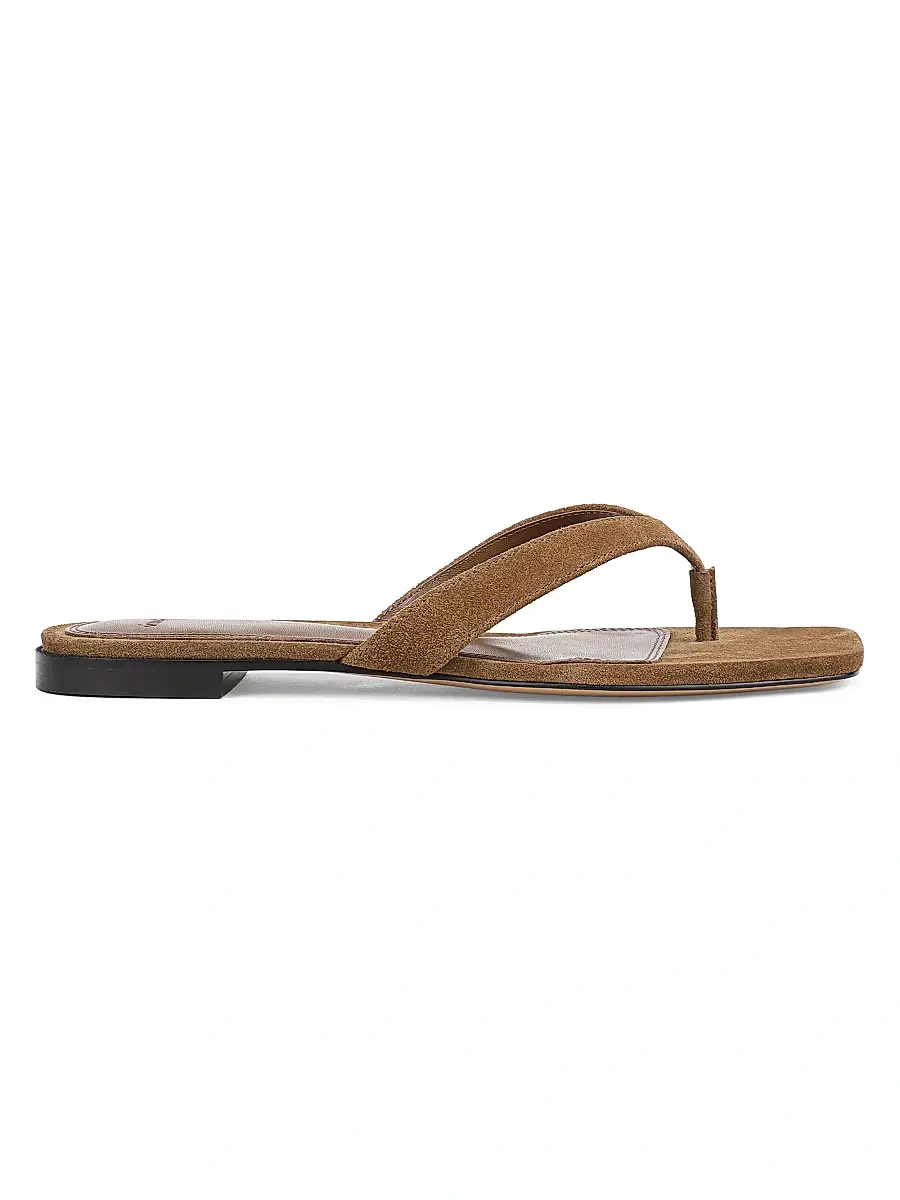 Vince Women's San Juan Thong II Suede Sandals