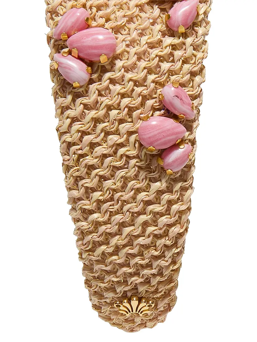 Lele Sadoughi Women's Palm Beach Brigitte Trilogy Stone Headband | Thumbnail 3 Lele Sadoughi Women's Palm Beach Brigitte Trilogy Stone Headband | Thumbnail 3
