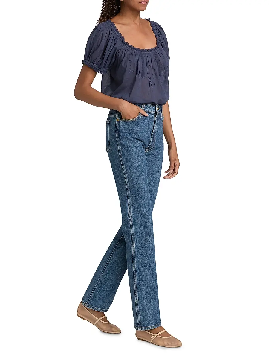 DÔEN Women's Frederica Cotton Top | Thumbnail 2
