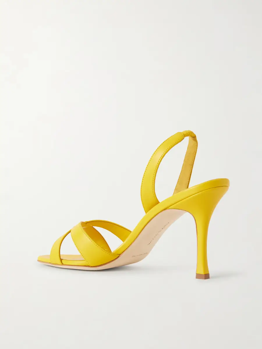 Manolo Blahnik Callasli 90 leather slingback sandals | Thumbnail 3 Manolo Blahnik Callasli 90 leather slingback sandals | Thumbnail 3
