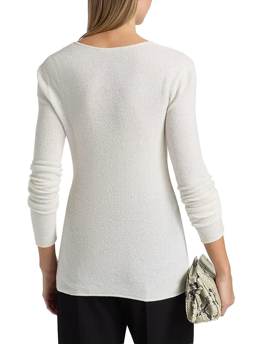 The Elder Statesman Women's Pebble Beth Wrap Cardigan | Thumbnail 5 The Elder Statesman Women's Pebble Beth Wrap Cardigan | Thumbnail 5