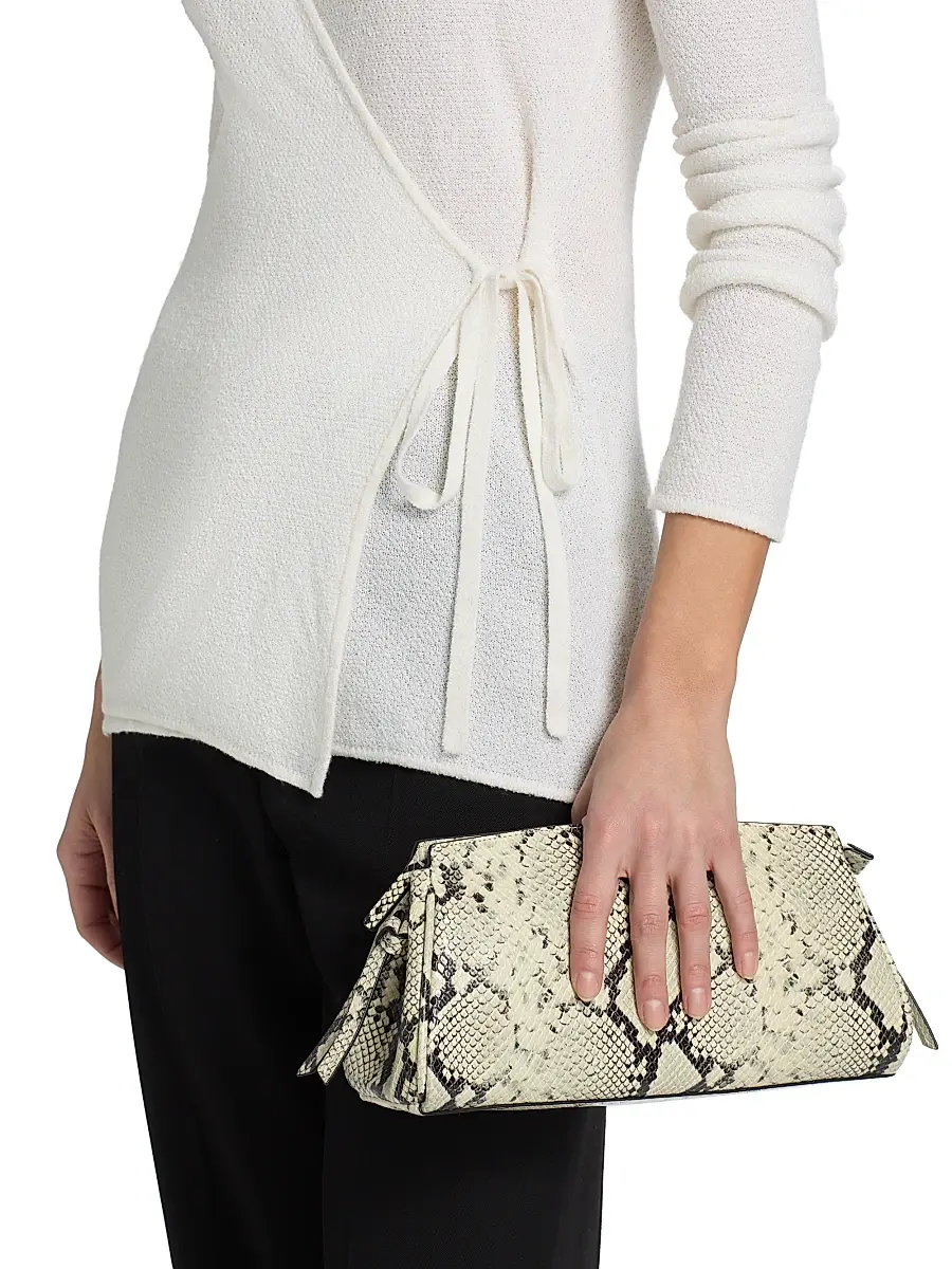 The Elder Statesman Women's Pebble Beth Wrap Cardigan | Thumbnail 6 The Elder Statesman Women's Pebble Beth Wrap Cardigan | Thumbnail 6
