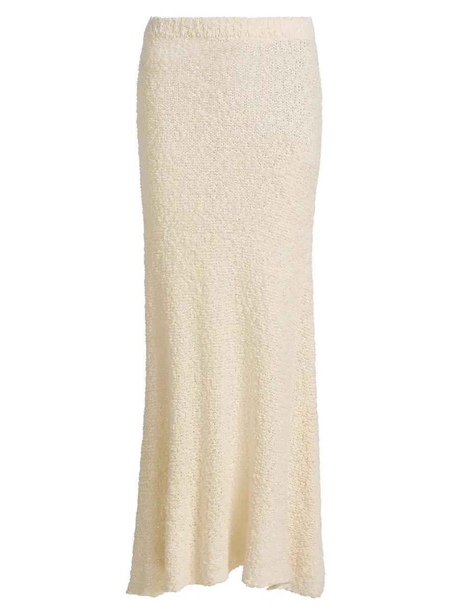 The Elder Statesman Women's Ella Bouclé Knit Maxi Skirt - | Image 1 The Elder Statesman Women's Ella Bouclé Knit Maxi Skirt - | Image 1