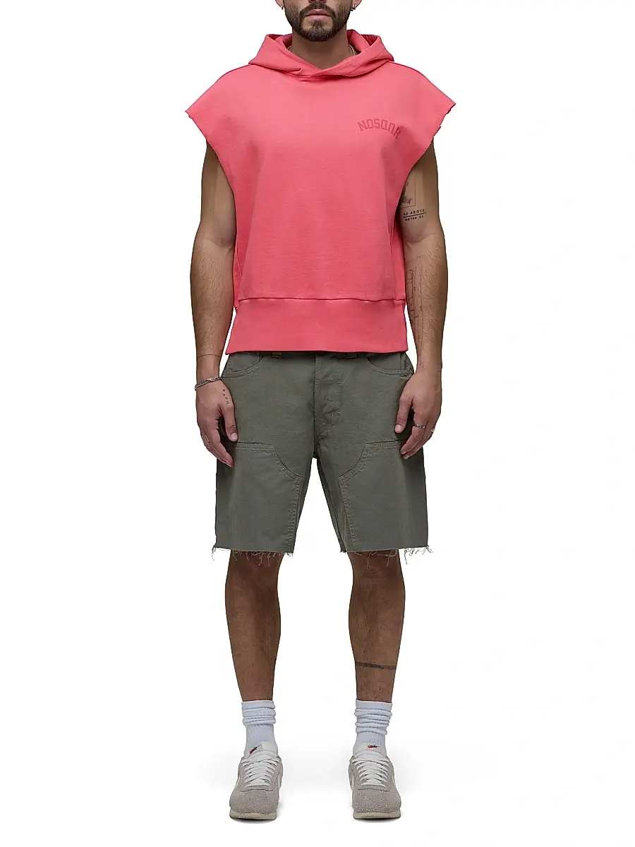 Hudson Jeans Men's Viper Sleeveless Hoodie | Thumbnail 2