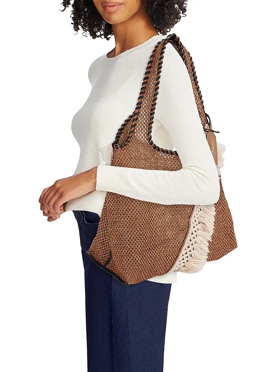 3.1 Phillip Lim Women's Fringed Raffia Tote Bag | Thumbnail 2 3.1 Phillip Lim Women's Fringed Raffia Tote Bag | Thumbnail 2