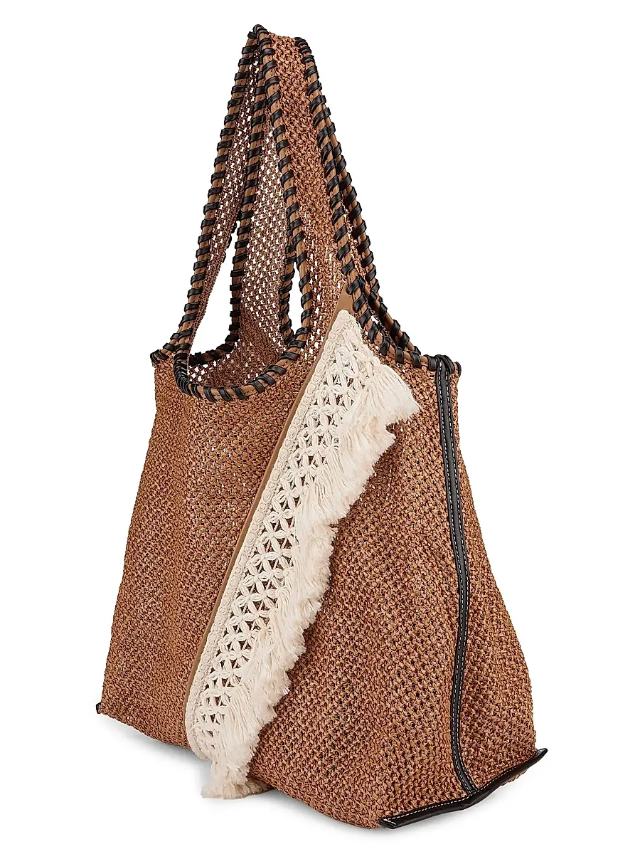 3.1 Phillip Lim Women's Fringed Raffia Tote Bag | Thumbnail 3 3.1 Phillip Lim Women's Fringed Raffia Tote Bag | Thumbnail 3