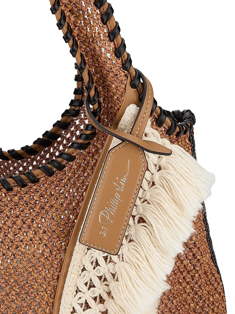3.1 Phillip Lim Women's Fringed Raffia Tote Bag | Thumbnail 6 3.1 Phillip Lim Women's Fringed Raffia Tote Bag | Thumbnail 6