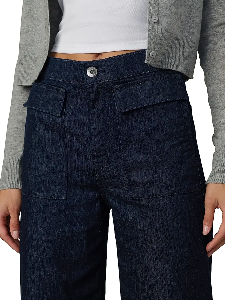 Joe's Jeans Women's The Irina Denim Wide-Leg Pants | Thumbnail 6 Joe's Jeans Women's The Irina Denim Wide-Leg Pants | Thumbnail 6