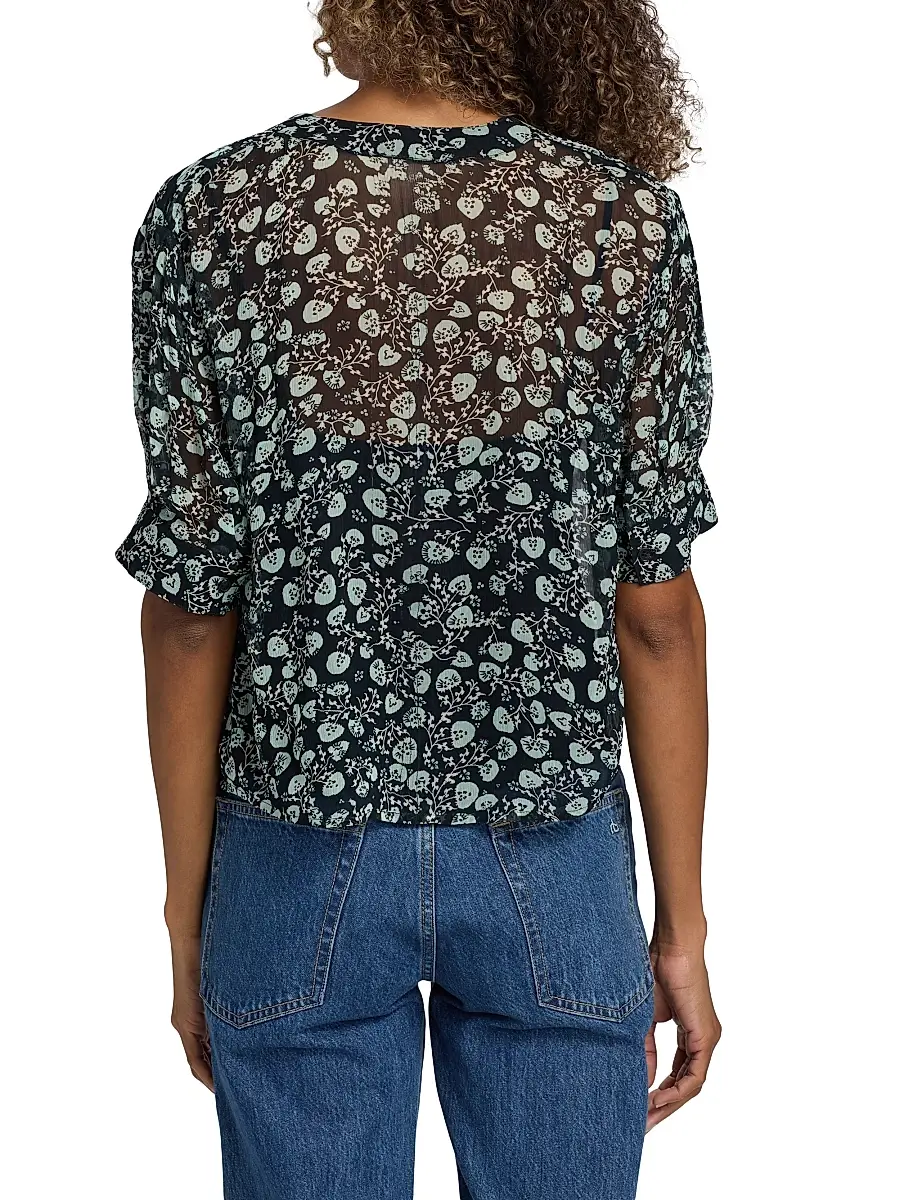 rag & bone Women's Taylor Floral Sheer Shirt | Thumbnail 5 rag & bone Women's Taylor Floral Sheer Shirt | Thumbnail 5