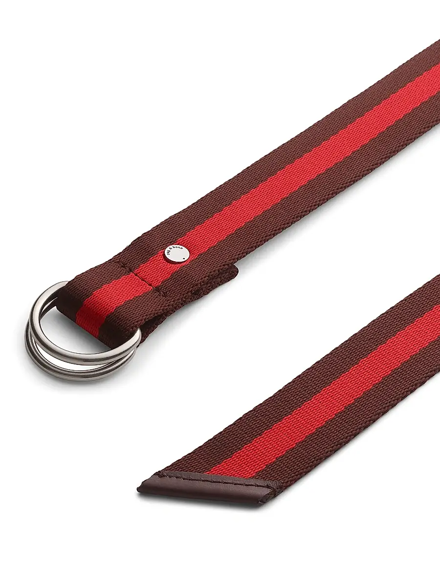 rag & bone Women's Gracie Striped Two-Tone Belt | Thumbnail 2 rag & bone Women's Gracie Striped Two-Tone Belt | Thumbnail 2
