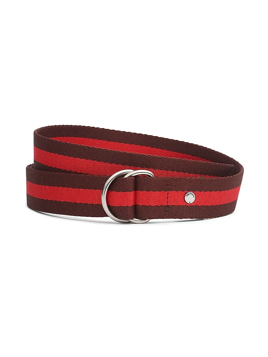 rag & bone Women's Gracie Striped Two-Tone Belt