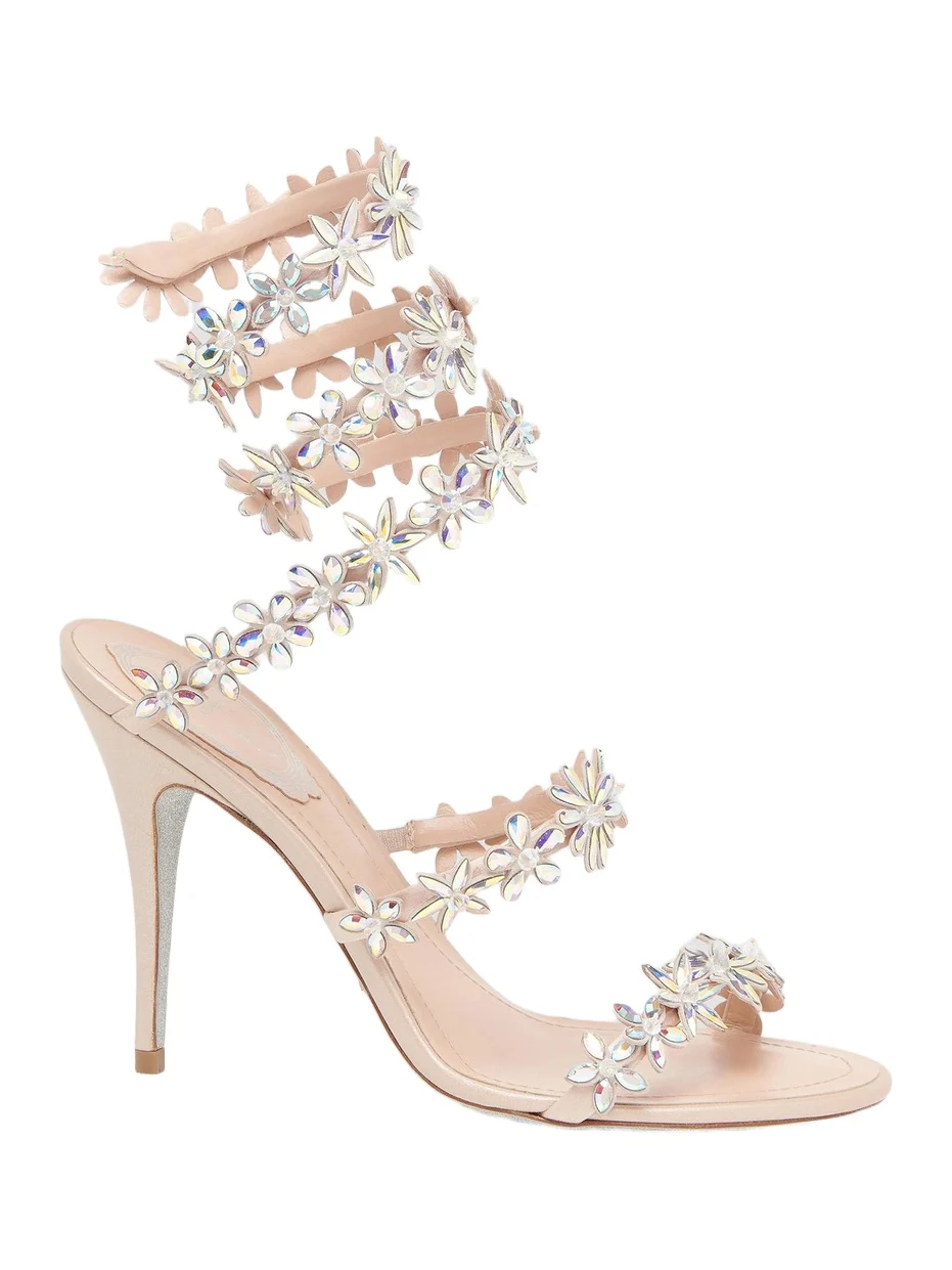 Women's Cleo 100MM Satin Wrap Sandals Women's Cleo 100MM Satin Wrap Sandals