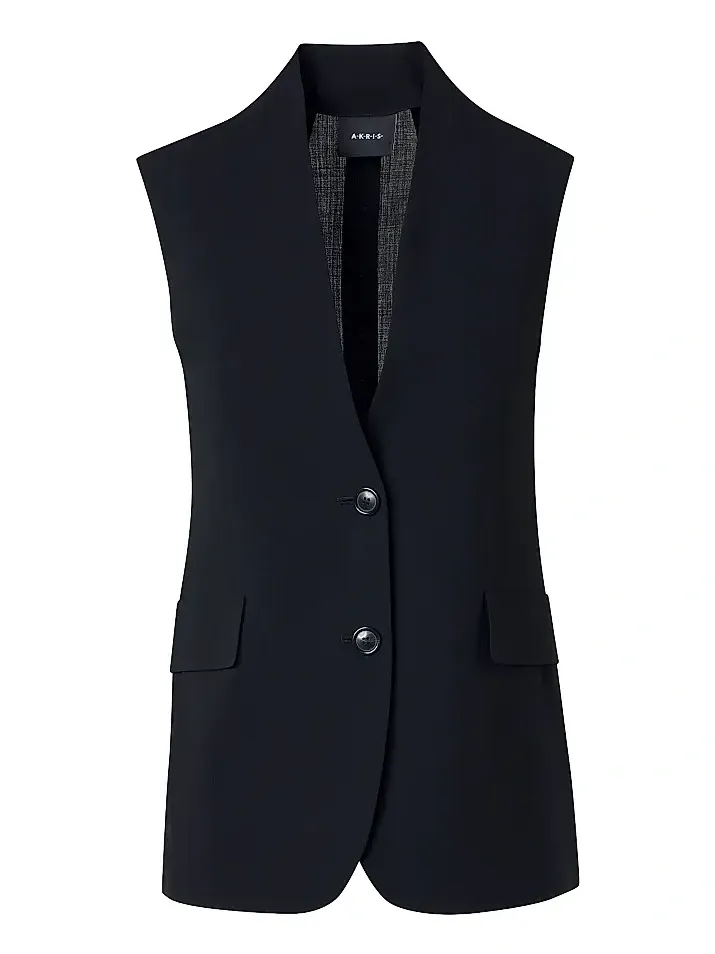 Akris Women's Martina Wool-Blend Vest
