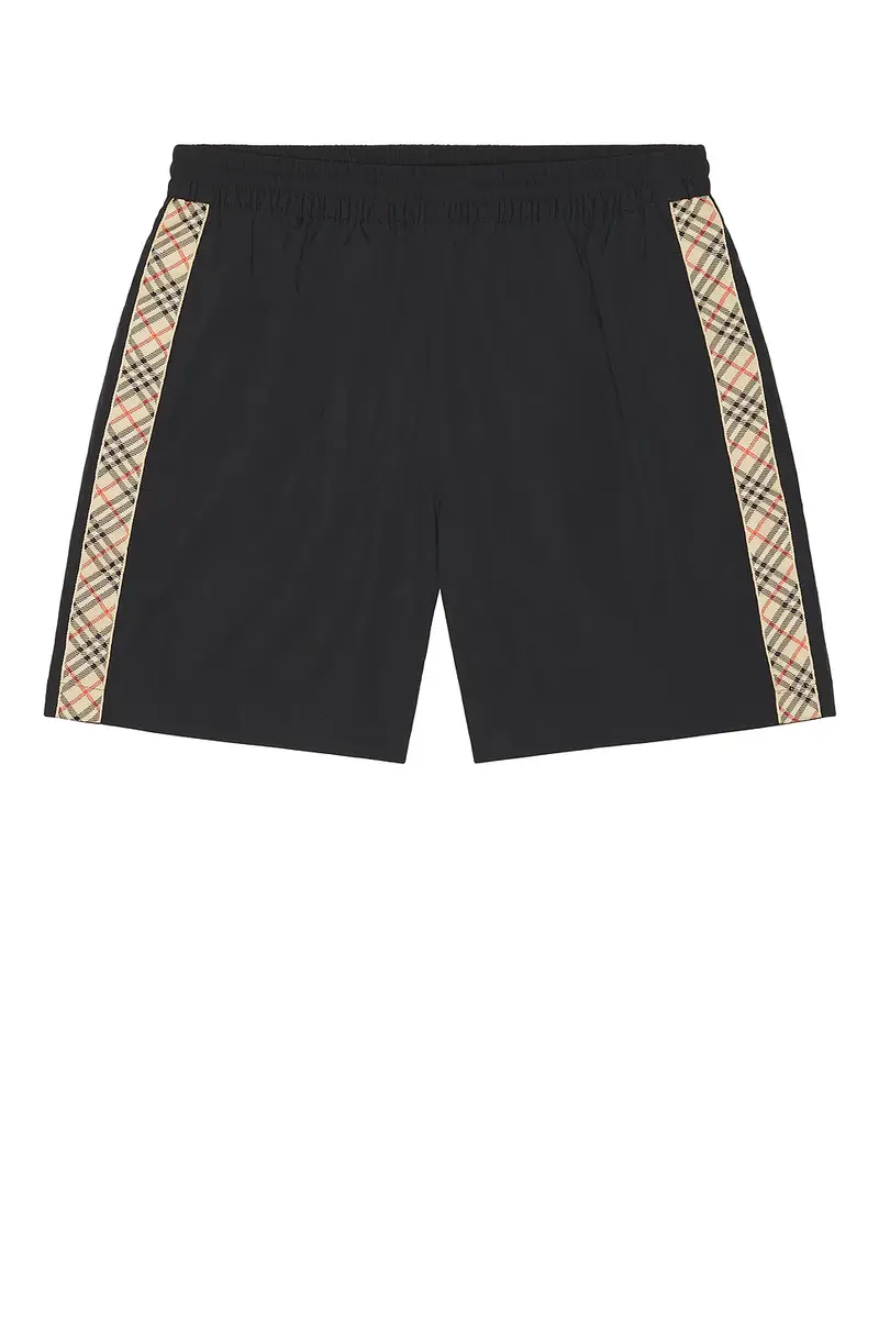 Burberry Seb Check Tape Swim Shorts | Thumbnail 5