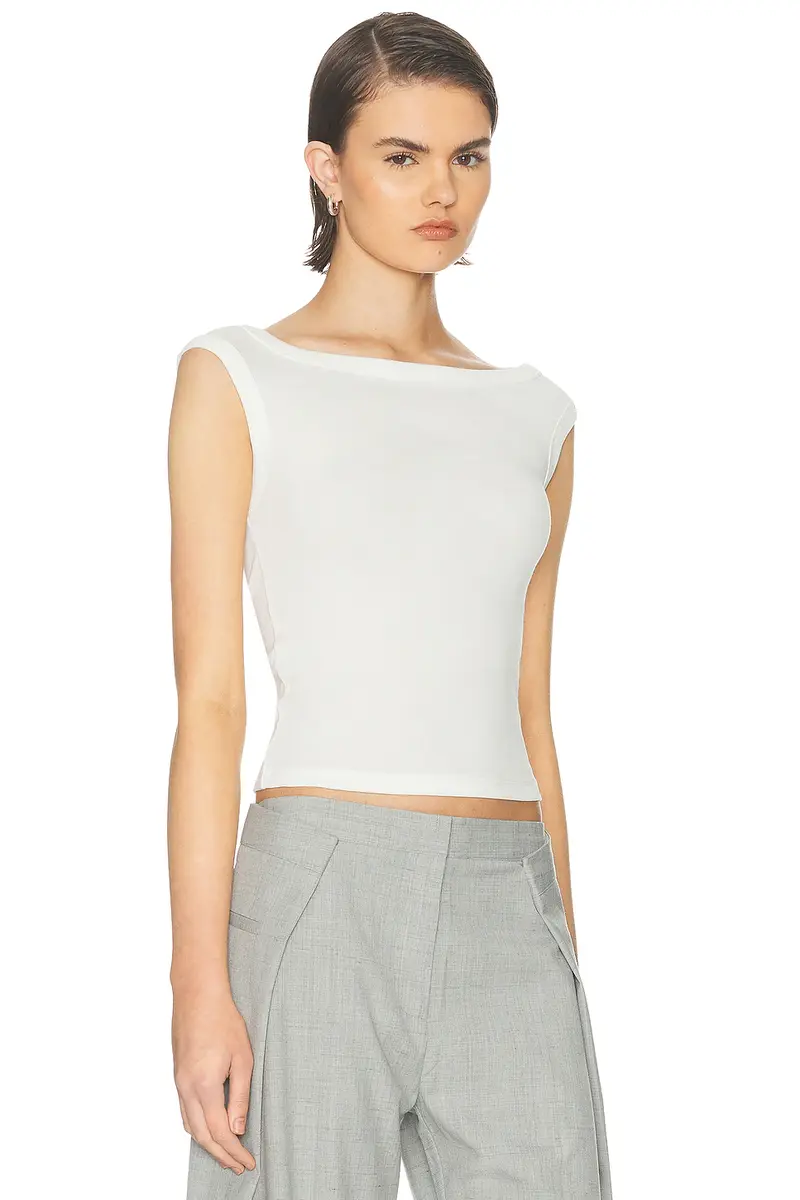 St. Agni Organic Cotton Off Shoulder Top | Thumbnail 2