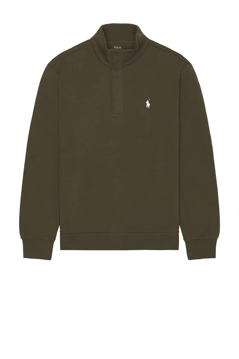 Polo Ralph Lauren Long Sleeve Double Knit Tech Snap Mocknock Pullover | Thumbnail 6