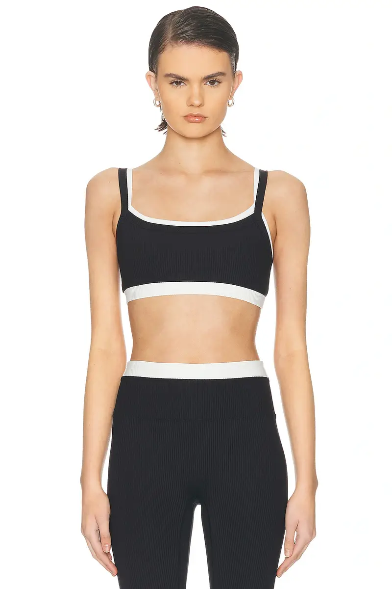 YEAR OF OURS Ribbed Layered Bralette | Image 1 YEAR OF OURS Ribbed Layered Bralette | Image 1