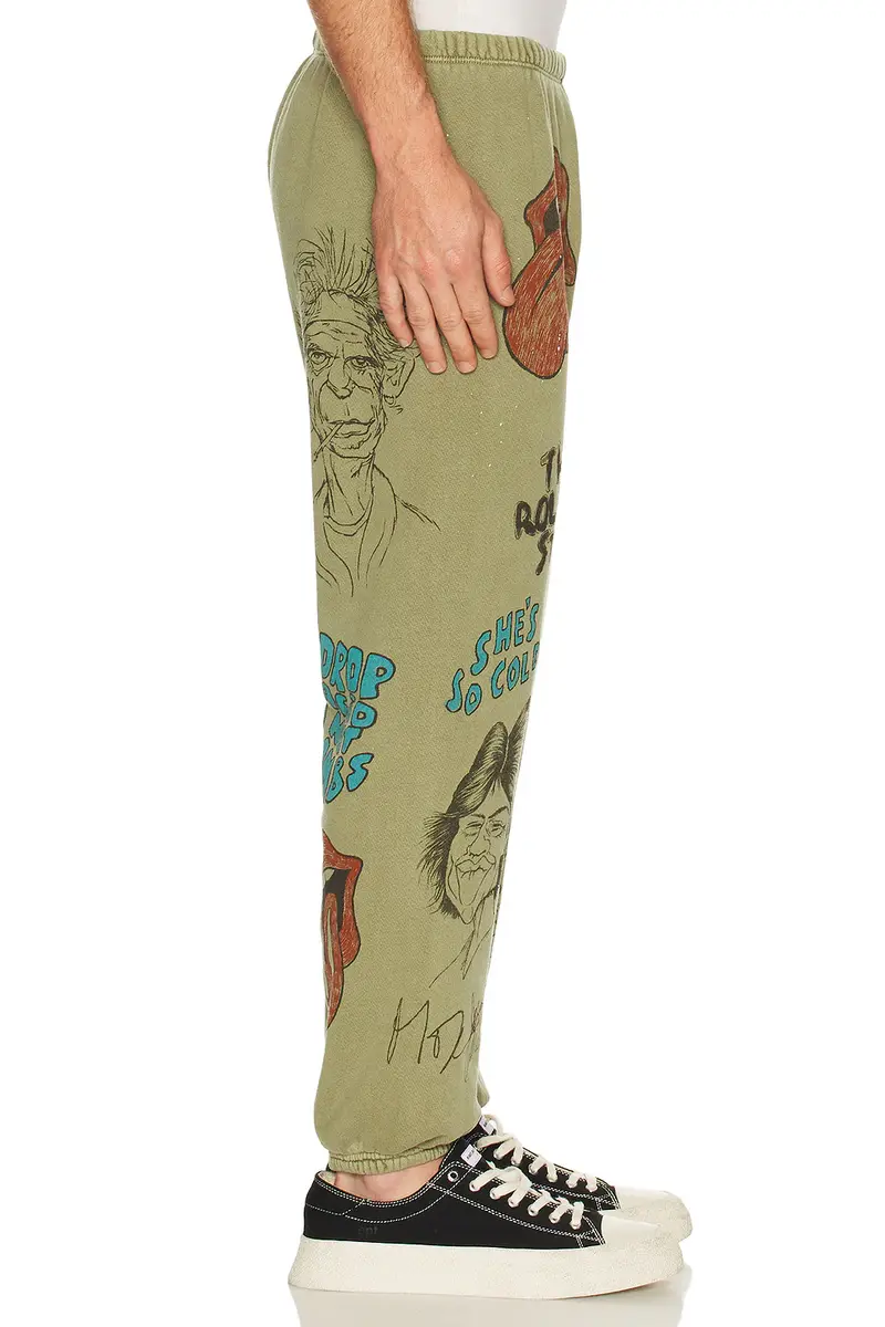 Madeworn Rolling Stones Sketch P.E. Sweatpants | Thumbnail 2