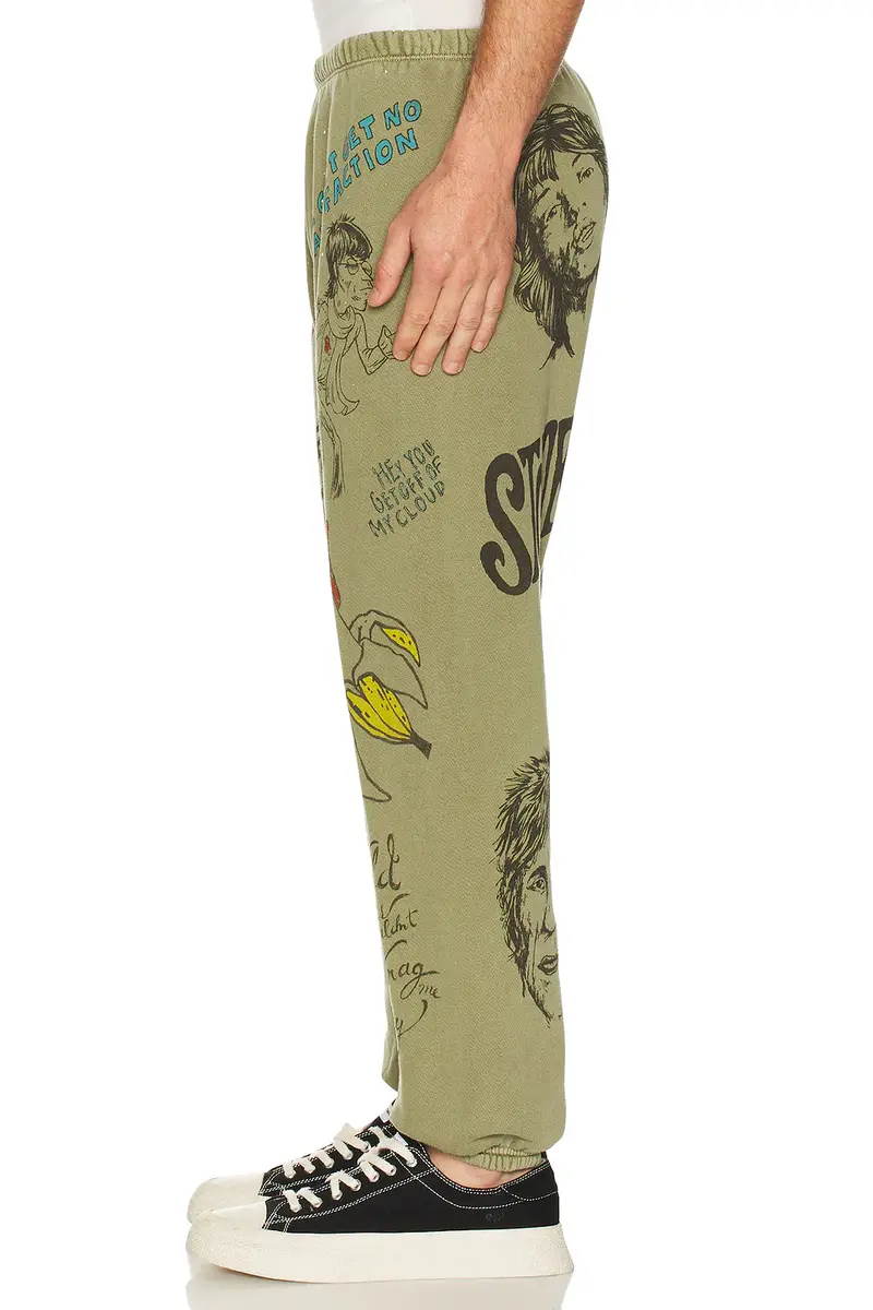 Madeworn Rolling Stones Sketch P.E. Sweatpants | Thumbnail 3