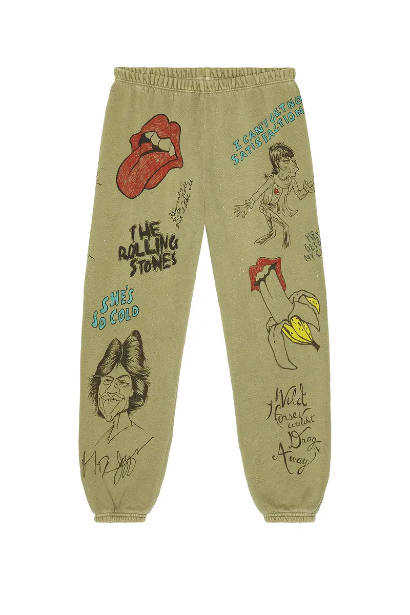 Madeworn Rolling Stones Sketch P.E. Sweatpants | Thumbnail 6