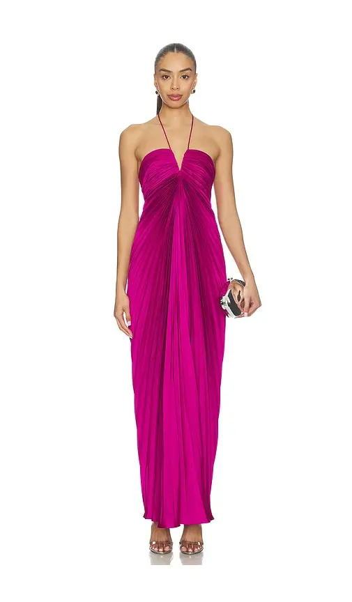 AMUR Ionea Pleated Gown | Image 1 AMUR Ionea Pleated Gown | Image 1