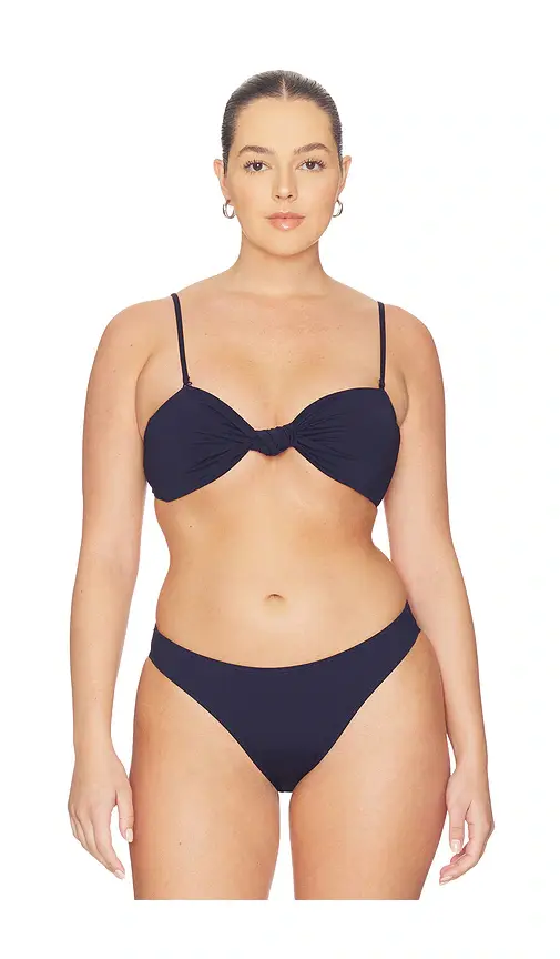 GOOD AMERICAN Matte Twist Bandeau Bikini Top | Thumbnail 2 GOOD AMERICAN Matte Twist Bandeau Bikini Top | Thumbnail 2