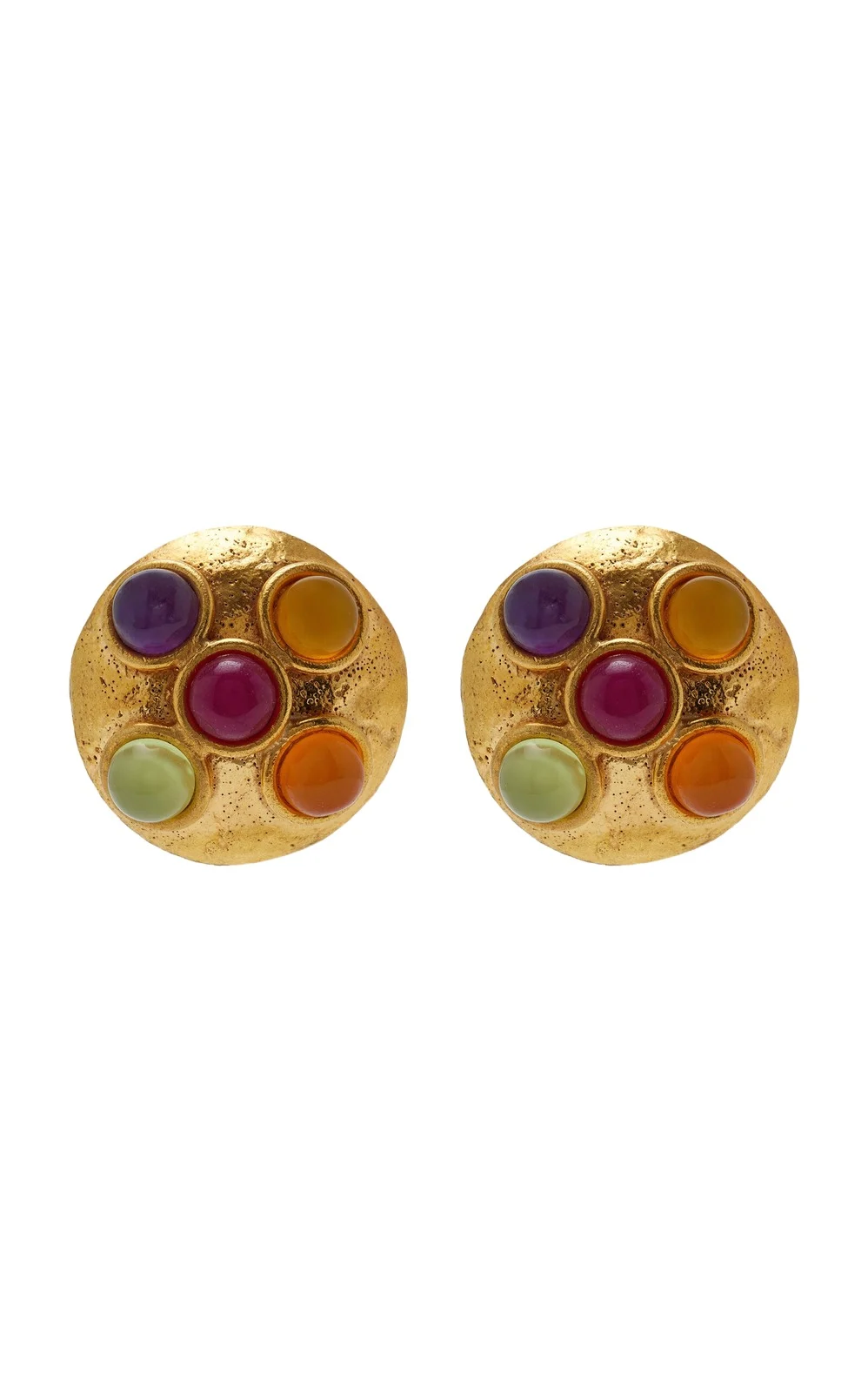 Sylvia Toledano Theodora Gold-Plated Multi-Stone Earrings
