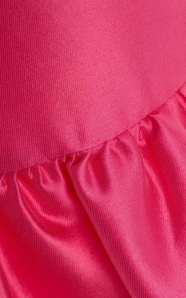 BERNADETTE Lexi Gathered Silk-Blend Midi Dress | Thumbnail 5 BERNADETTE Lexi Gathered Silk-Blend Midi Dress | Thumbnail 5